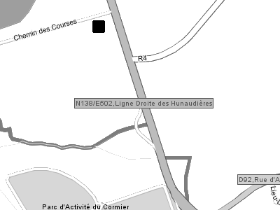 Map: Decathlon store in Ruaudin