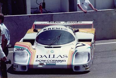 1984: The Kremer Porsche 956 driven by Tiff Needell, David Sutherland and Rusty French; © Rupert Lowes